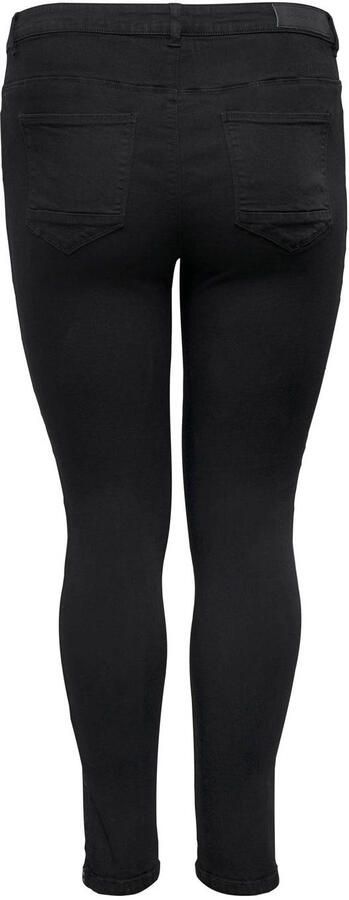 ONLY CARMAKOMA Skinny fit jeans CARKARLA REG SK ANKLE ZIP JNS met ritssluiting onder in de pijpen - Foto 3