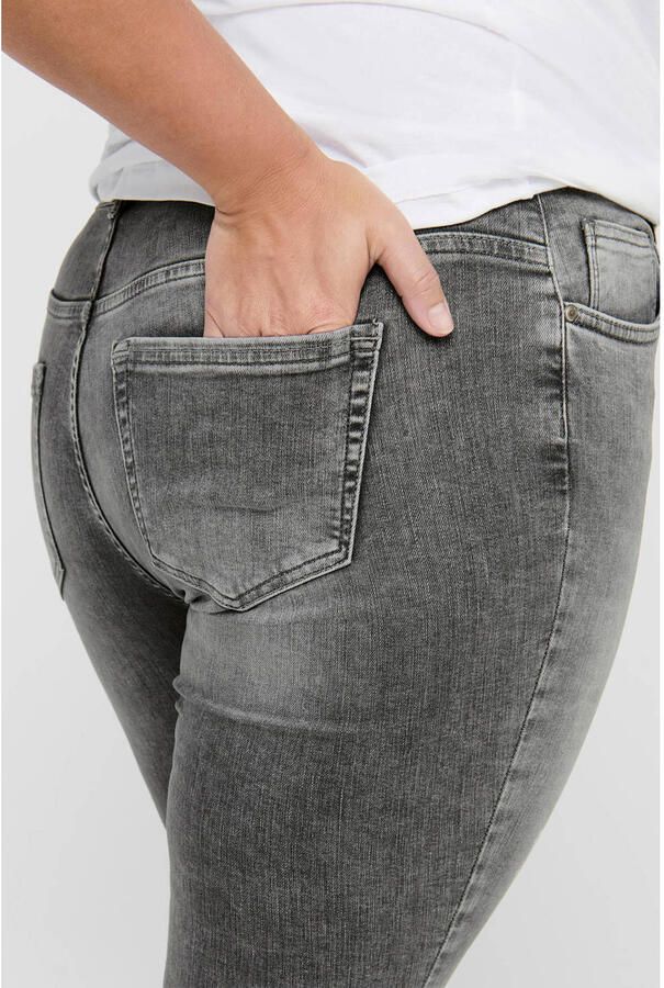 Only Carmakoma Carwilly Life Reg Sk Ank Jn Rea0918: Gray Denim | Freewear Grijs Gray Dames