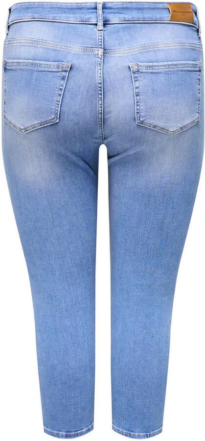 ONLY CARMAKOMA cropped skinny capri jeans CARWILLY lichtblauw