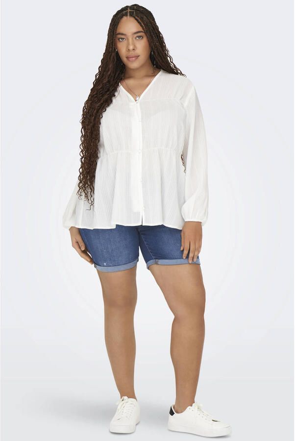 ONLY CARMAKOMA denim skinny regular waist short - Foto 2
