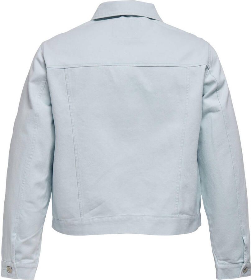 ONLY CARMAKOMA denim spijkerjas lichtblauw - Foto 2