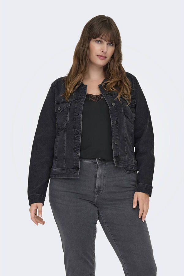 ONLY CARMAKOMA Jeansjack CARWESPA LS DGD JACKET DNM
