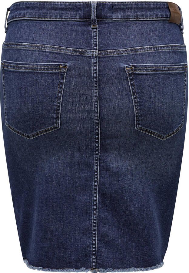 ONLY CARMAKOMA denim spijkerrok dark blue denim