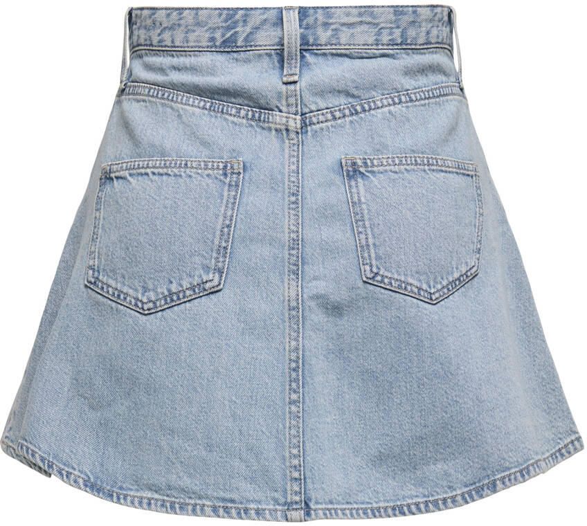 ONLY CARMAKOMA denim spijkerrok light blue denim