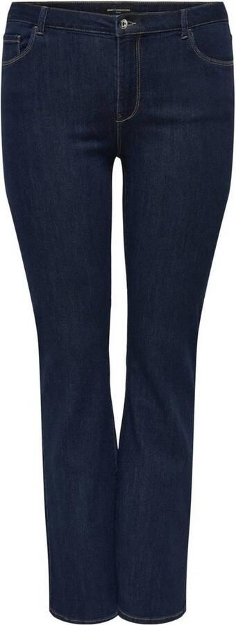 ONLY CARMAKOMA flared jeans dark blue denim