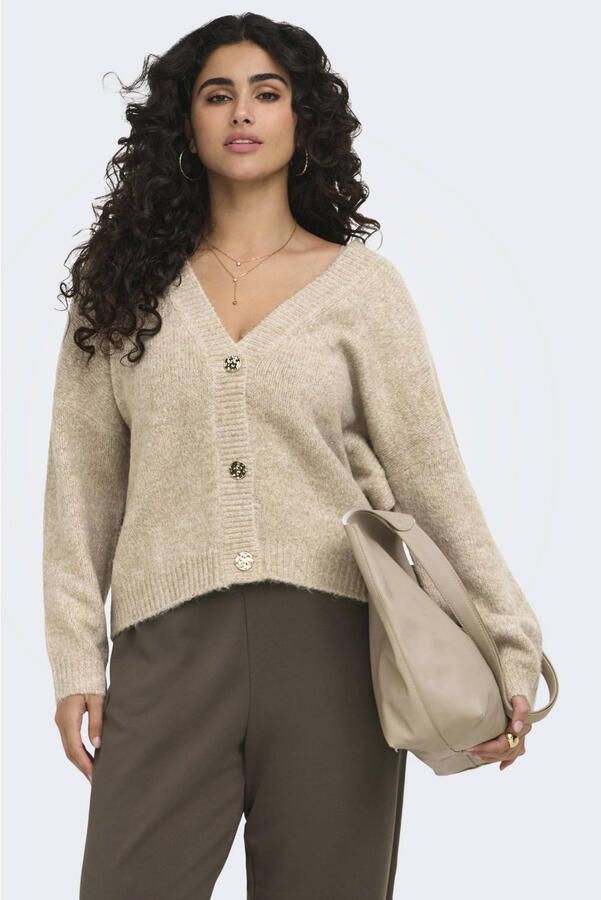 ONLY CARMAKOMA Vest CARZOEY L S CARDIGAN KNT NOOS