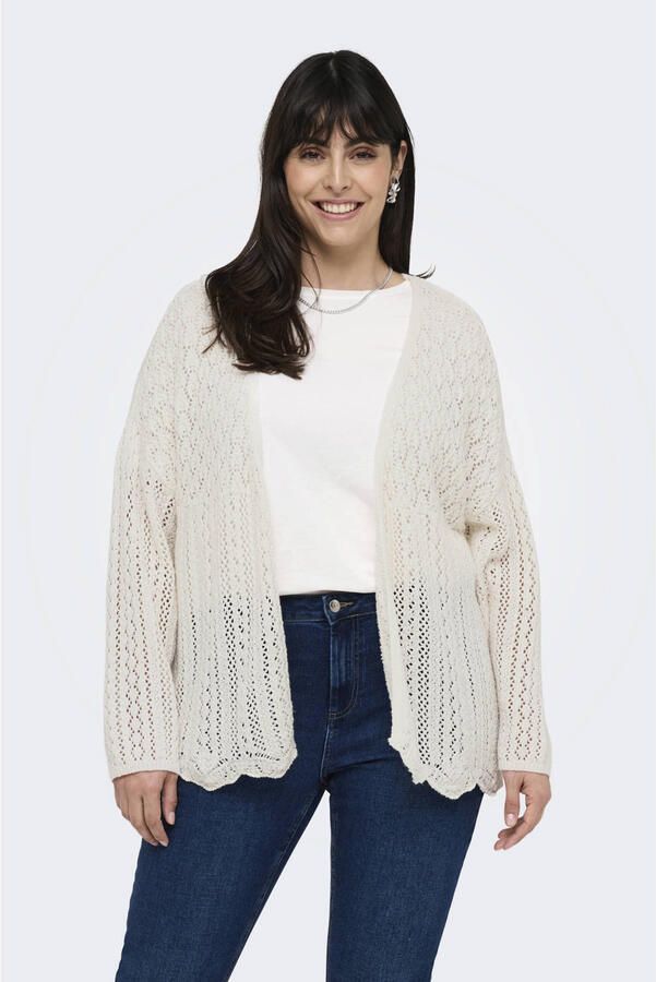 ONLY CARMAKOMA Vest CARNOLA 7 8 LIFE OPEN CARDIGAN KNT NOOS