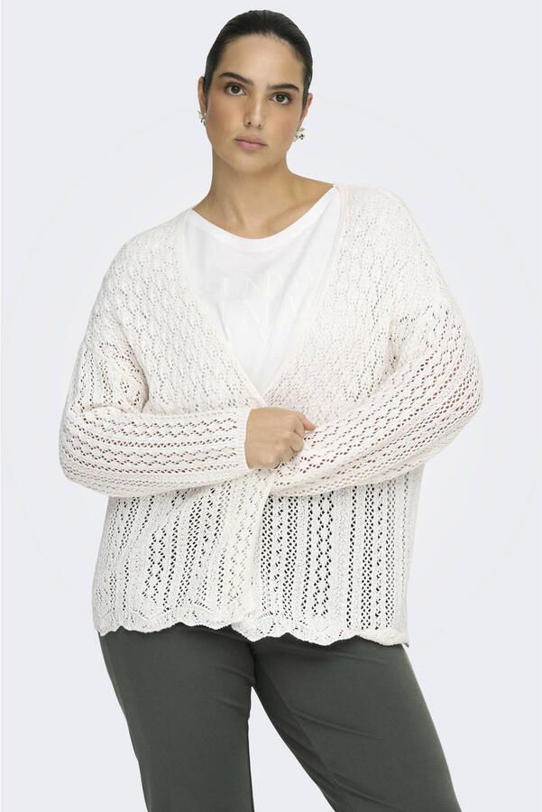ONLY CARMAKOMA Vest CARNOLA 7 8 LIFE OPEN CARDIGAN KNT NOOS - Foto 3