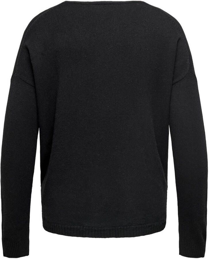 ONLY CARMAKOMA Trui met V-hals CARMARGARETA LS PULLOVER KNT NOOS