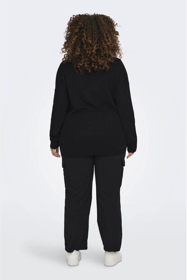 ONLY CARMAKOMA Trui met V-hals CARMARGARETA LS PULLOVER KNT NOOS - Foto 2