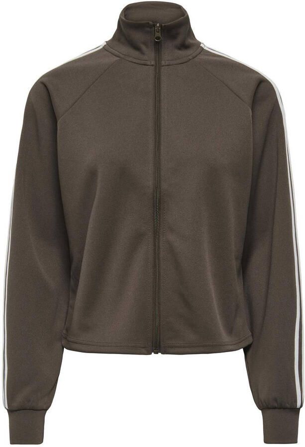 ONLY CARMAKOMA gestreept vest Plus Size bruin