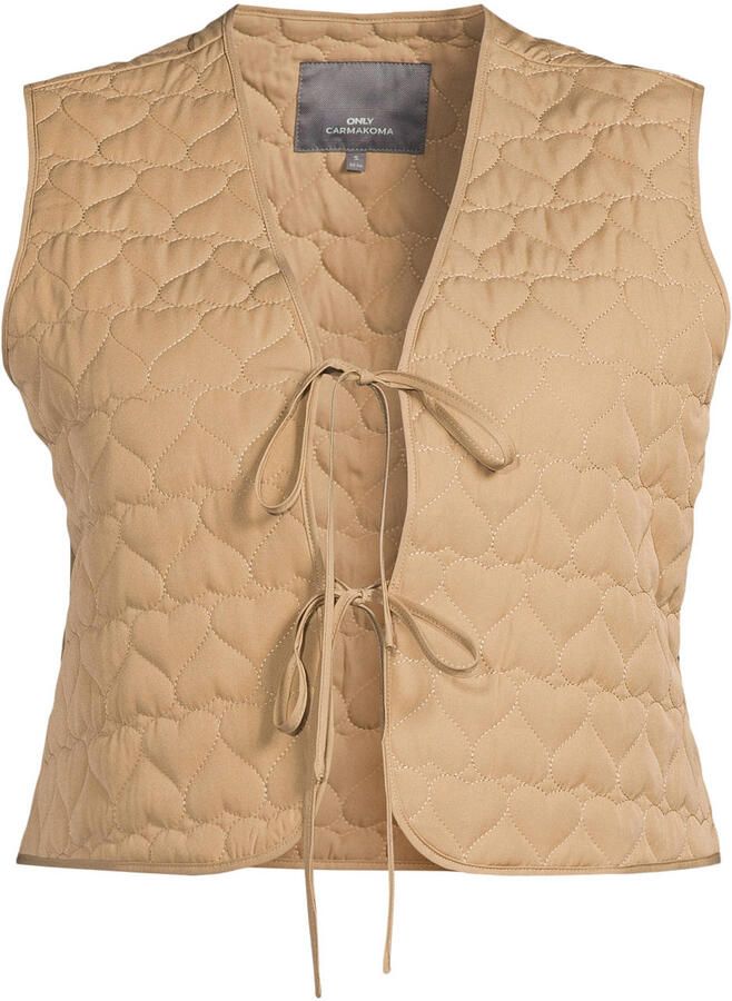 ONLY CARMAKOMA gilet beige quilted - Foto 3