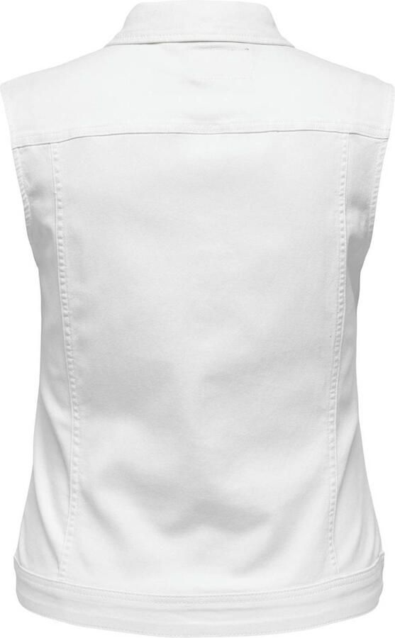 ONLY CARMAKOMA gilet CARWESPA wit - Foto 3