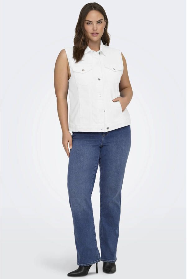 ONLY CARMAKOMA gilet CARWESPA wit - Foto 2