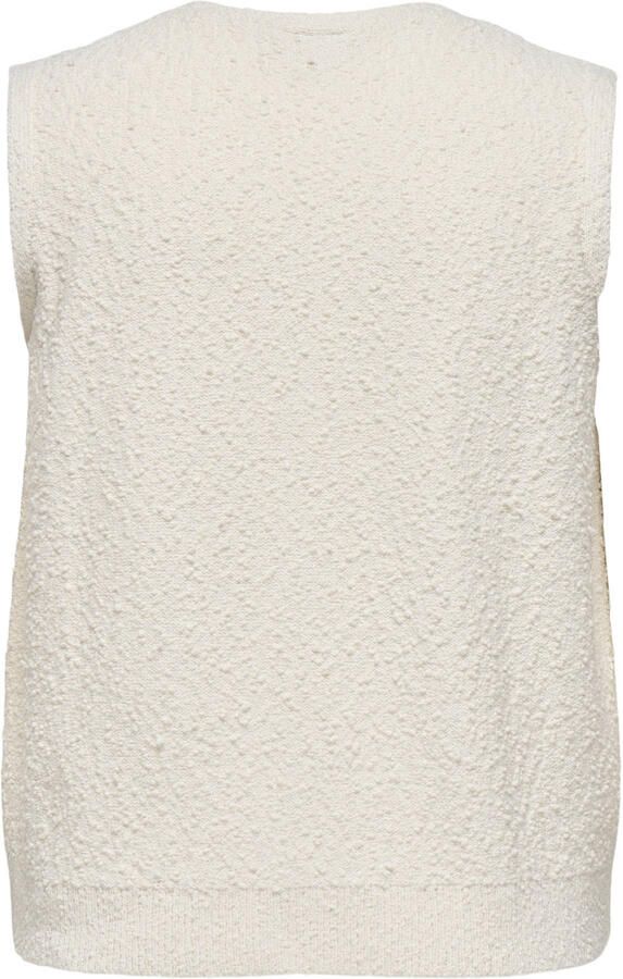 ONLY CARMAKOMA gilet ecru - Foto 3