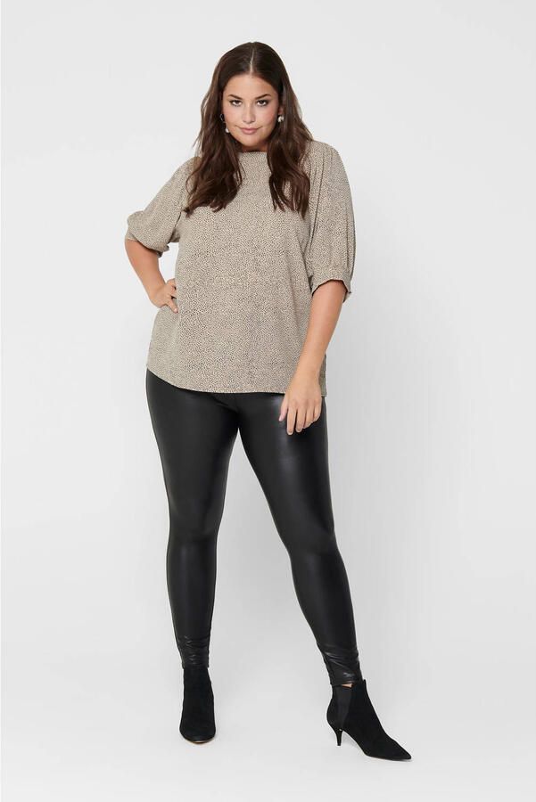 ONLY CARMAKOMA Imitatieleren broek NOS CARROOL sluitingloos model - Foto 2