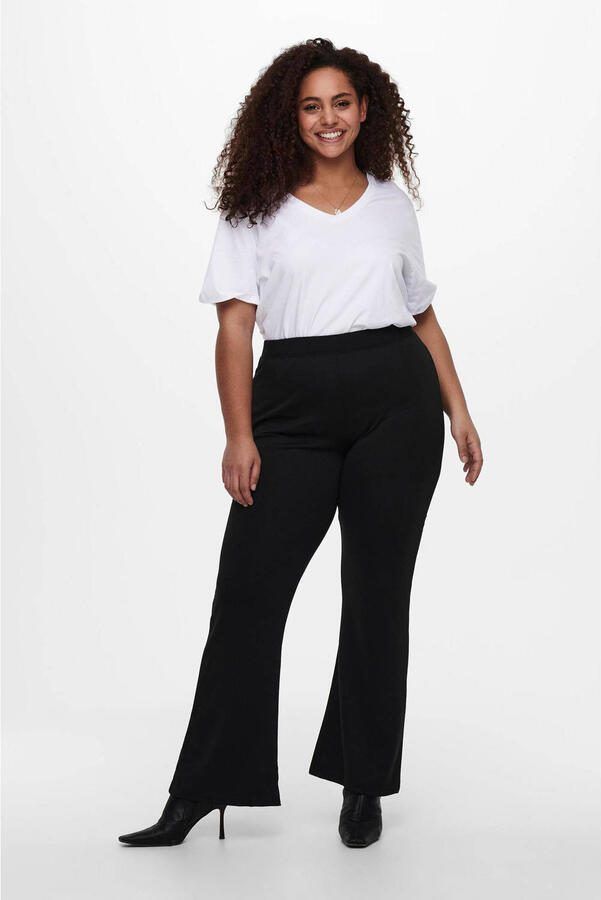 ONLY CARMAKOMA PLUS SIZE flared cut comfortbroek met stretch model 'Carpever' - Foto 2