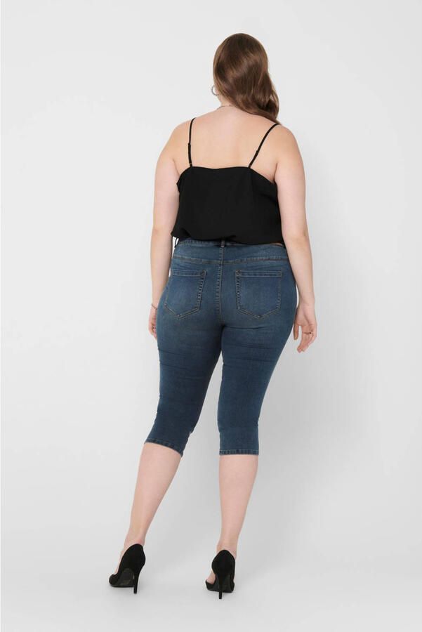 ONLY CARMAKOMA PLUS SIZE skinny fit capri-jeans met stretch model 'Augusta'