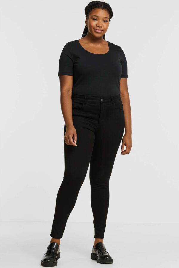 ONLY CARMAKOMA PLUS SIZE gekleurde skinny fit jeans met stretch