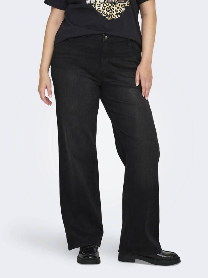 ONLY CARMAKOMA High-waist jeans CARWILLY HW WIDE JEANS CRO1099 NOOS