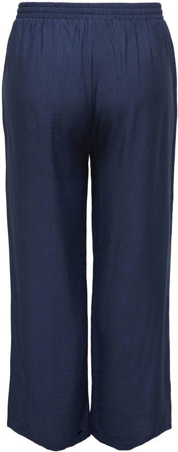 ONLY CARMAKOMA high waist casual broek donkerblauw - Foto 3