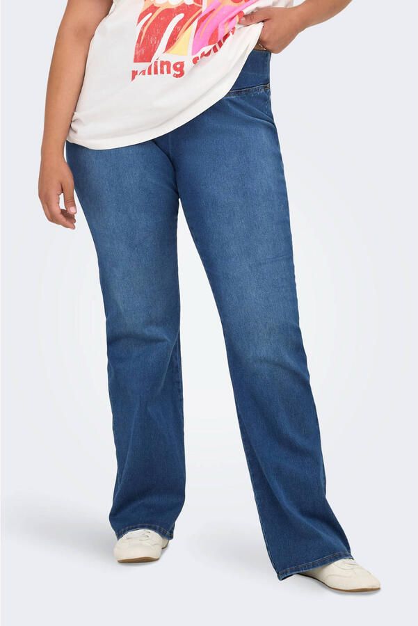 ONLY CARMAKOMA Jeanslegging CARROYAL MID WAIST FLARED LEGGING