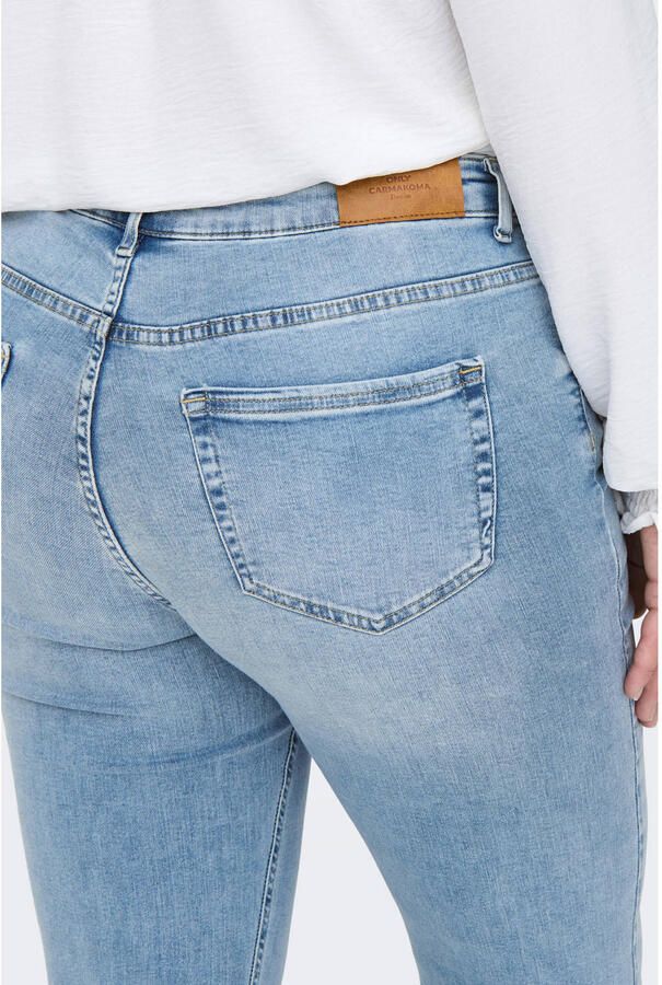Only Carmakoma Wijd uitlopende Denim Jeans in Lichtblauw Blue Dames