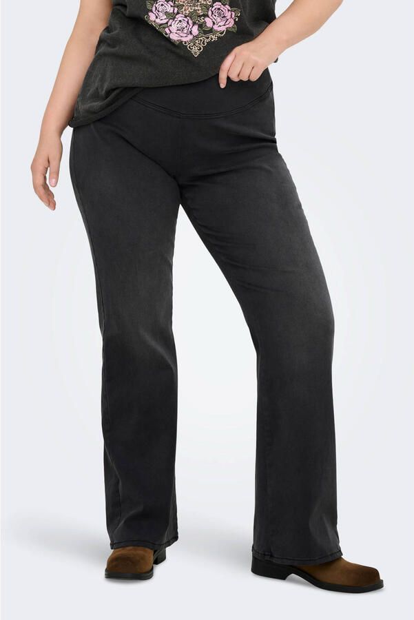 ONLY CARMAKOMA Jeanslegging CARROYAL MID WAIST FLARED LEGGING