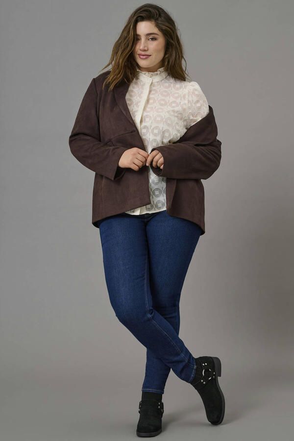 ONLY CARMAKOMA Skinny fit jeans CARCRUZ EX HW SKINNY DNM PIMBOX BF - Foto 3