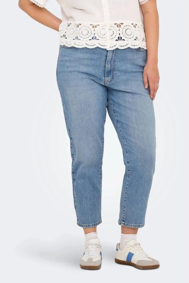 ONLY CARMAKOMA High-waist jeans CAREMILY STRETCH HW STR ANK DNM CRO1 NOOS - Foto 2