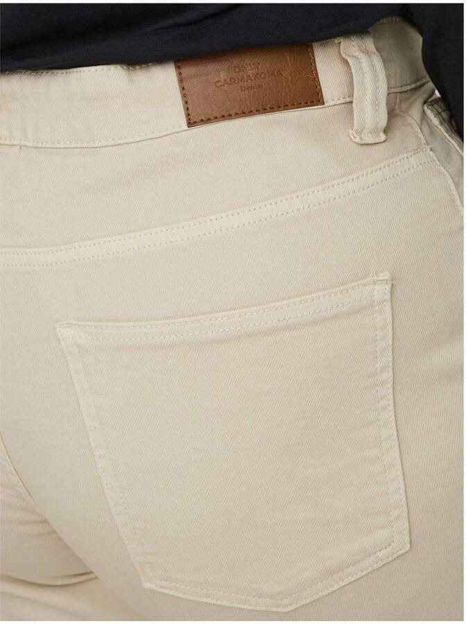 ONLY CARMAKOMA high waist straight leg jeans ecru - Foto 2