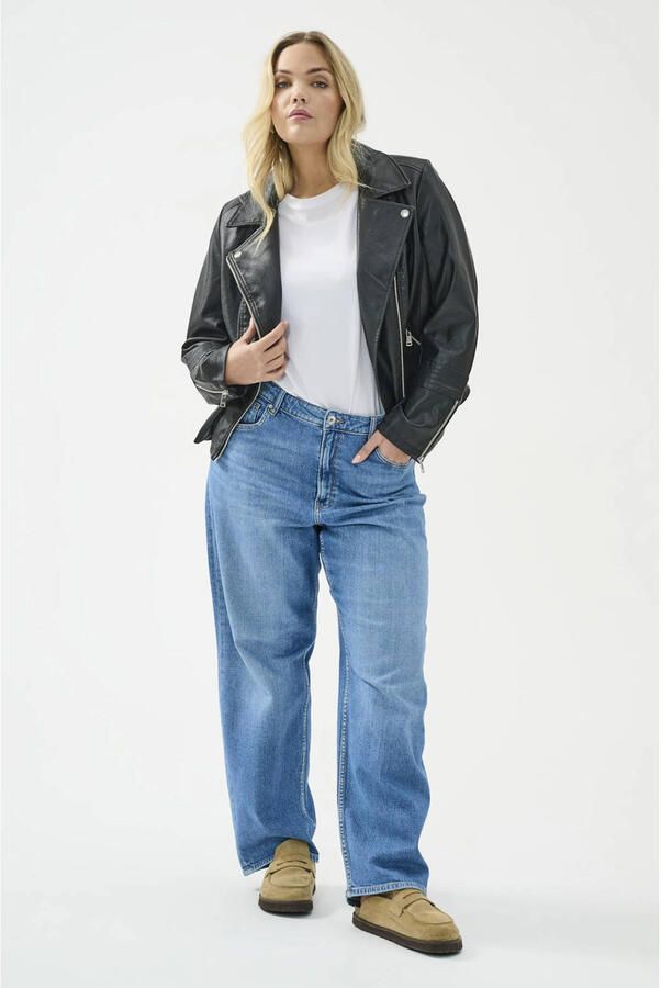 ONLY CARMAKOMA Imitatieleren jack CAREMMY FAUX LEATHER BIKER - Foto 2