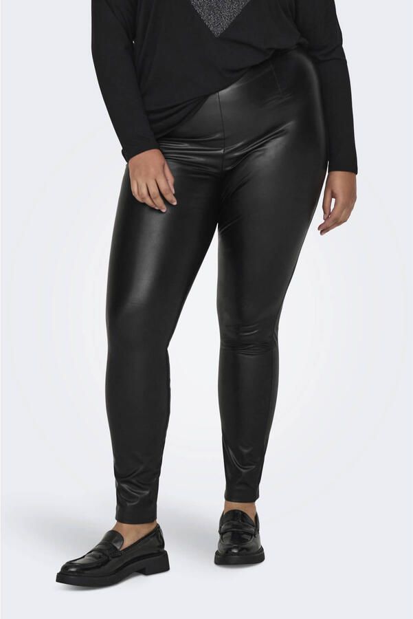 ONLY CARMAKOMA Imitatieleren broek CARJESSIE FAUX LEATHER LEGGING OTW NOOS - Foto 2