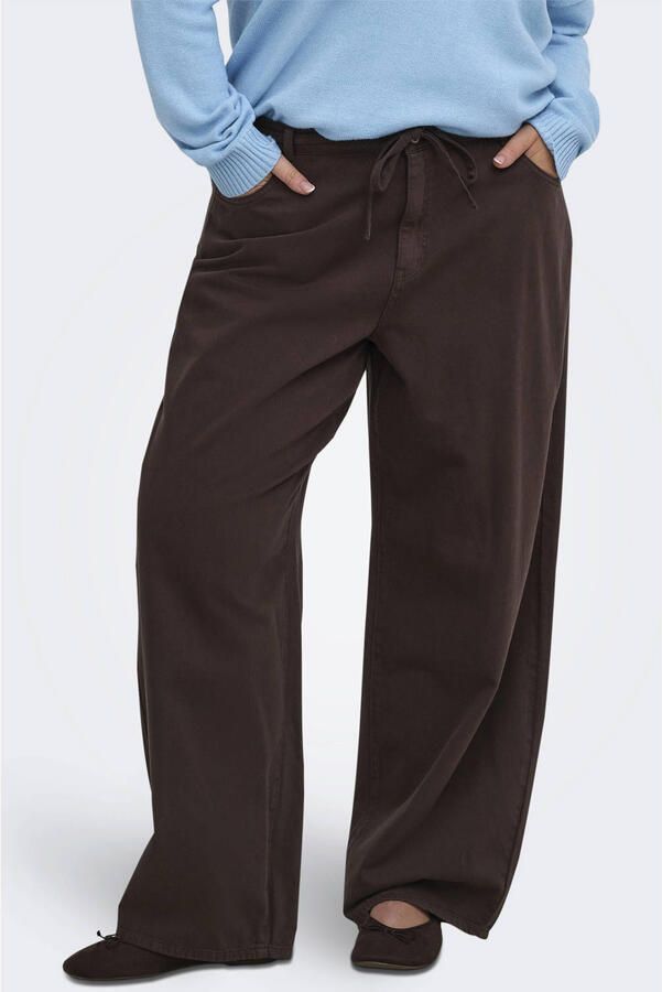ONLY CARMAKOMA jeans Plus Size donkerbruin