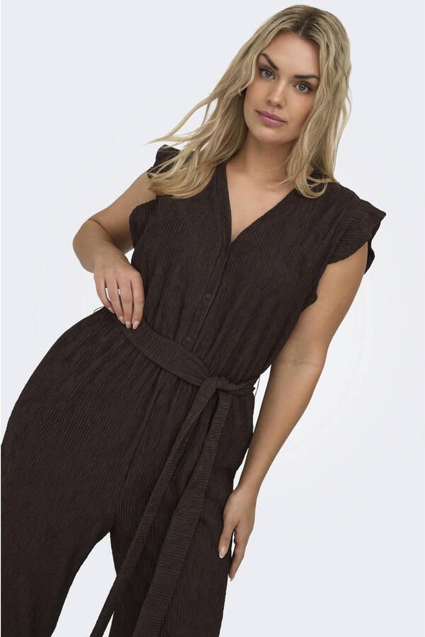 ONLY CARMAKOMA jumpsuit Plus Size bruin