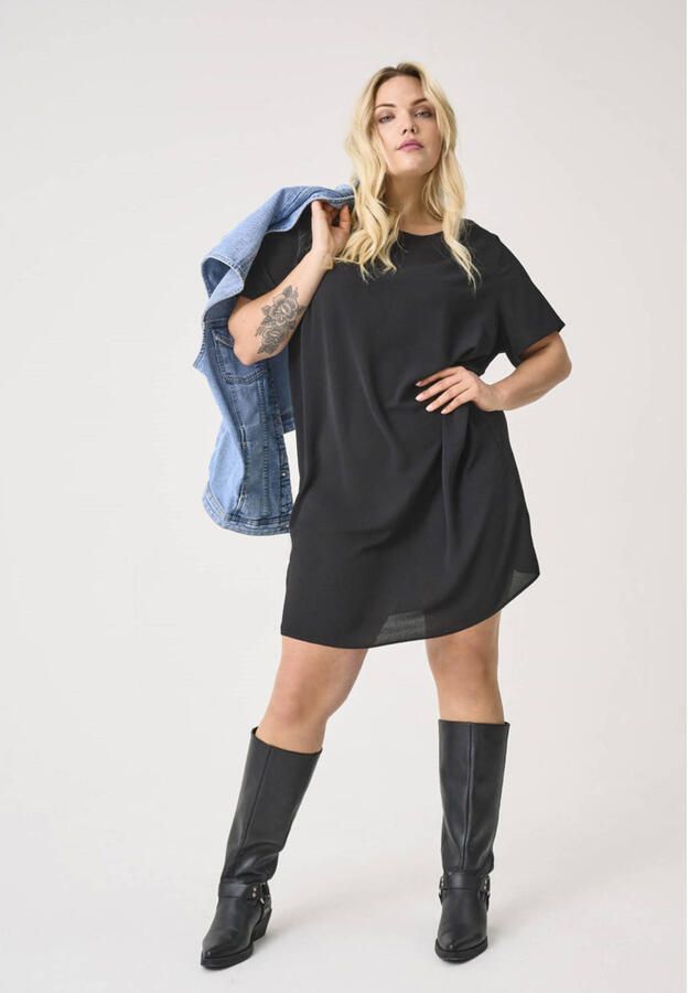 ONLY CARMAKOMA Blousejurk CARLUX SS TUNIC DRESS WVN NOOS - Foto 3