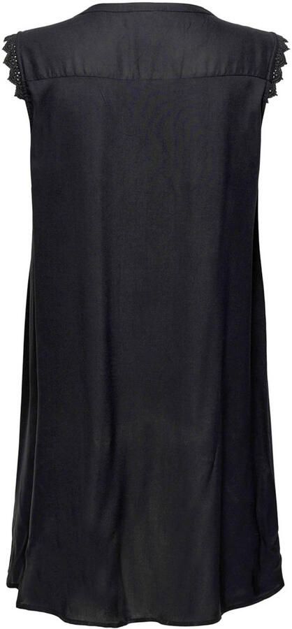 ONLY CARMAKOMA PLUS SIZE knielange jurk van katoen met tuniekkraag