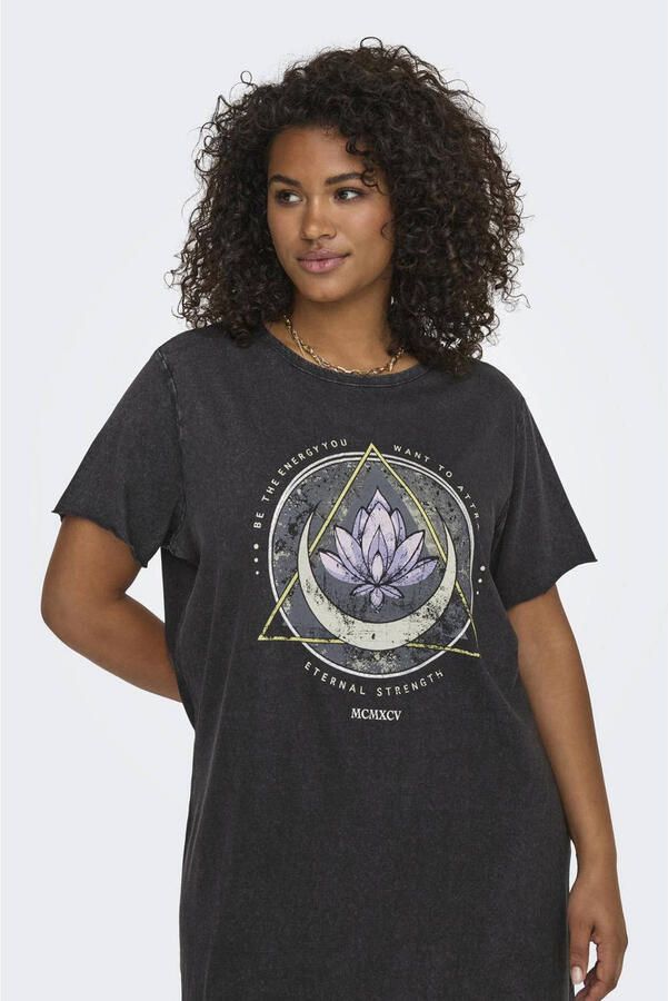 ONLY CARMAKOMA Shirtjurk CARLUCY LIFE SS T-SHIRT DRESS JRS NOOS - Foto 1