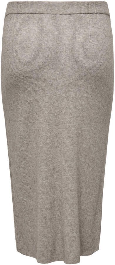 ONLY CARMAKOMA kokerrok gebreid taupe