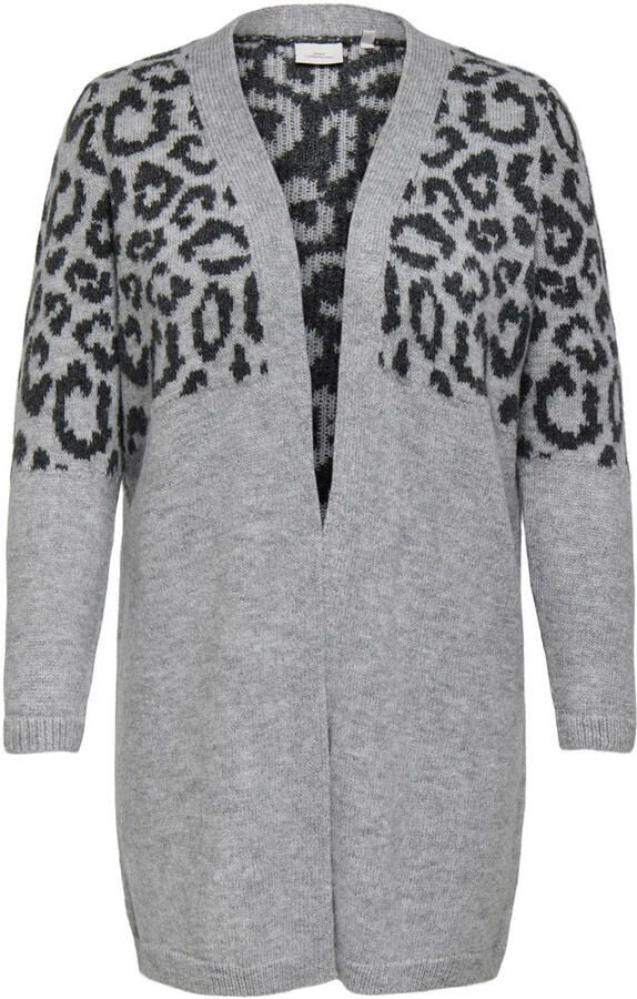ONLY CARMAKOMA Vest CARJADE ANIMAL L S CARDIGAN KNT NOOS - Foto 1