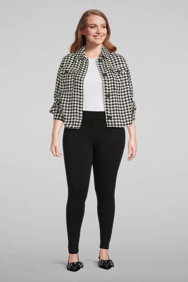 ONLY CARMAKOMA Legging CARTIME in een katoenmix - Foto 3