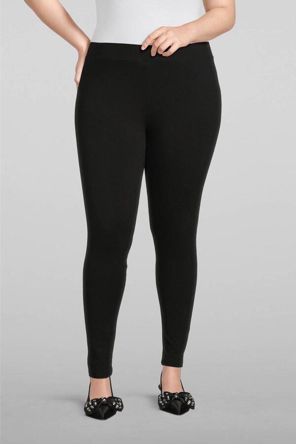 ONLY CARMAKOMA Legging CARTIME in een katoenmix
