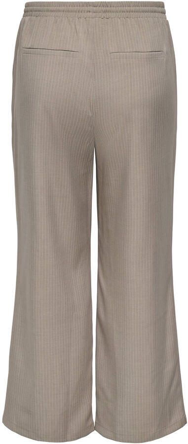 ONLY CARMAKOMA loose fit casual broek Plus Size beige
