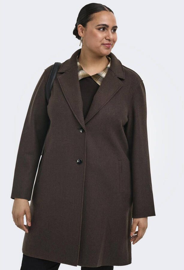 ONLY CARMAKOMA manteljas Plus Size bruin - Foto 2