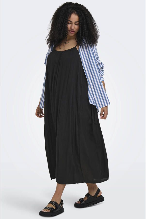 ONLY CARMAKOMA maxi jurk Plus Size zwart - Foto 2