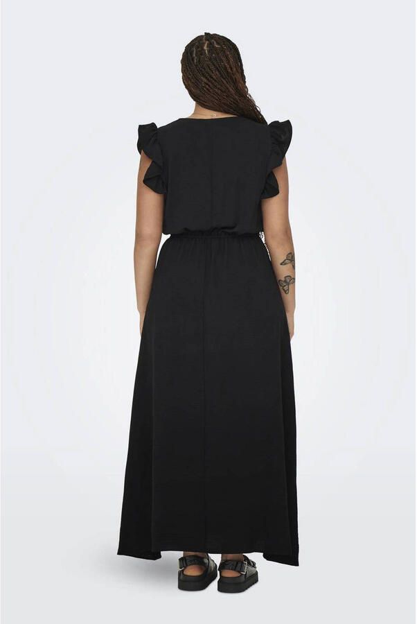 ONLY CARMAKOMA maxi jurk zwart - Foto 2