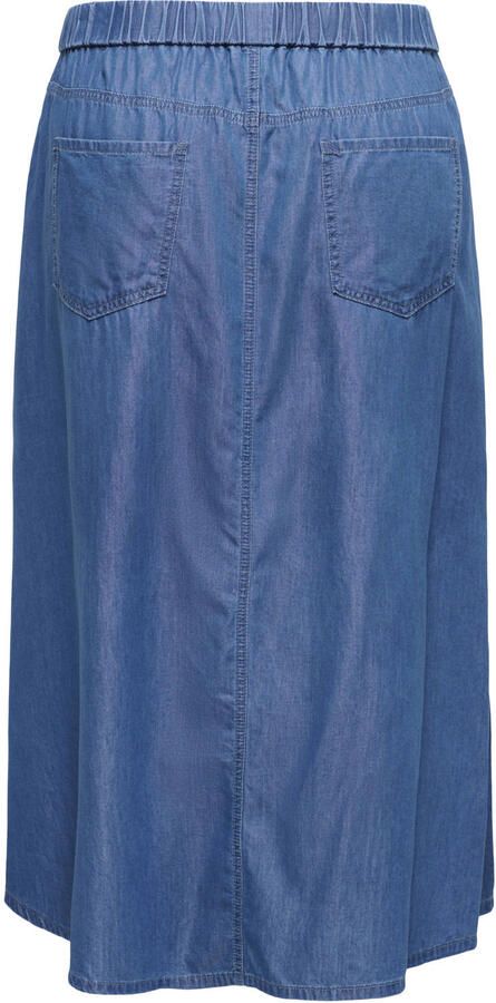 ONLY CARMAKOMA maxi rok Plus Size blauw - Foto 2