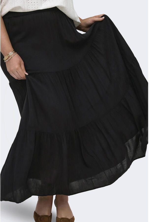 ONLY CARMAKOMA maxi rok zwart - Foto 2