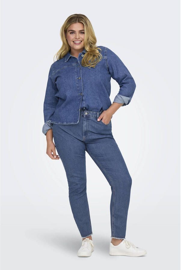 ONLY CARMAKOMA Skinny fit jeans CARHUSH MID SKINNY AK RW DNM AKM186 - Foto 2