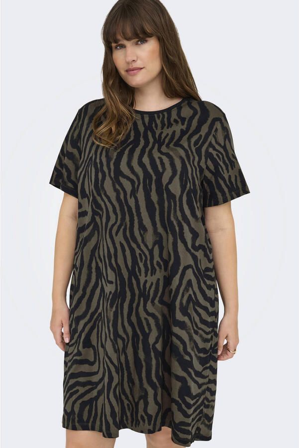 ONLY CARMAKOMA midi jurk groen